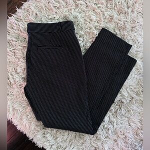 Banana Republic Sloan sz 6 black & white ankle pants